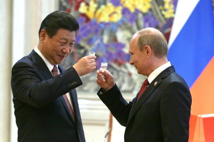Image result for xi and putin