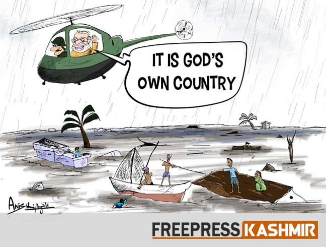 With losses over 22,000 Cr, GoI's 500 Cr relief draws outrage as Modi  refuses foreign aid for Kerala | Free Press Kashmir